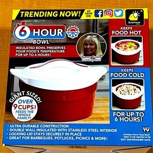 COPY - 6 Hour Bowl, 9 cup capacity.